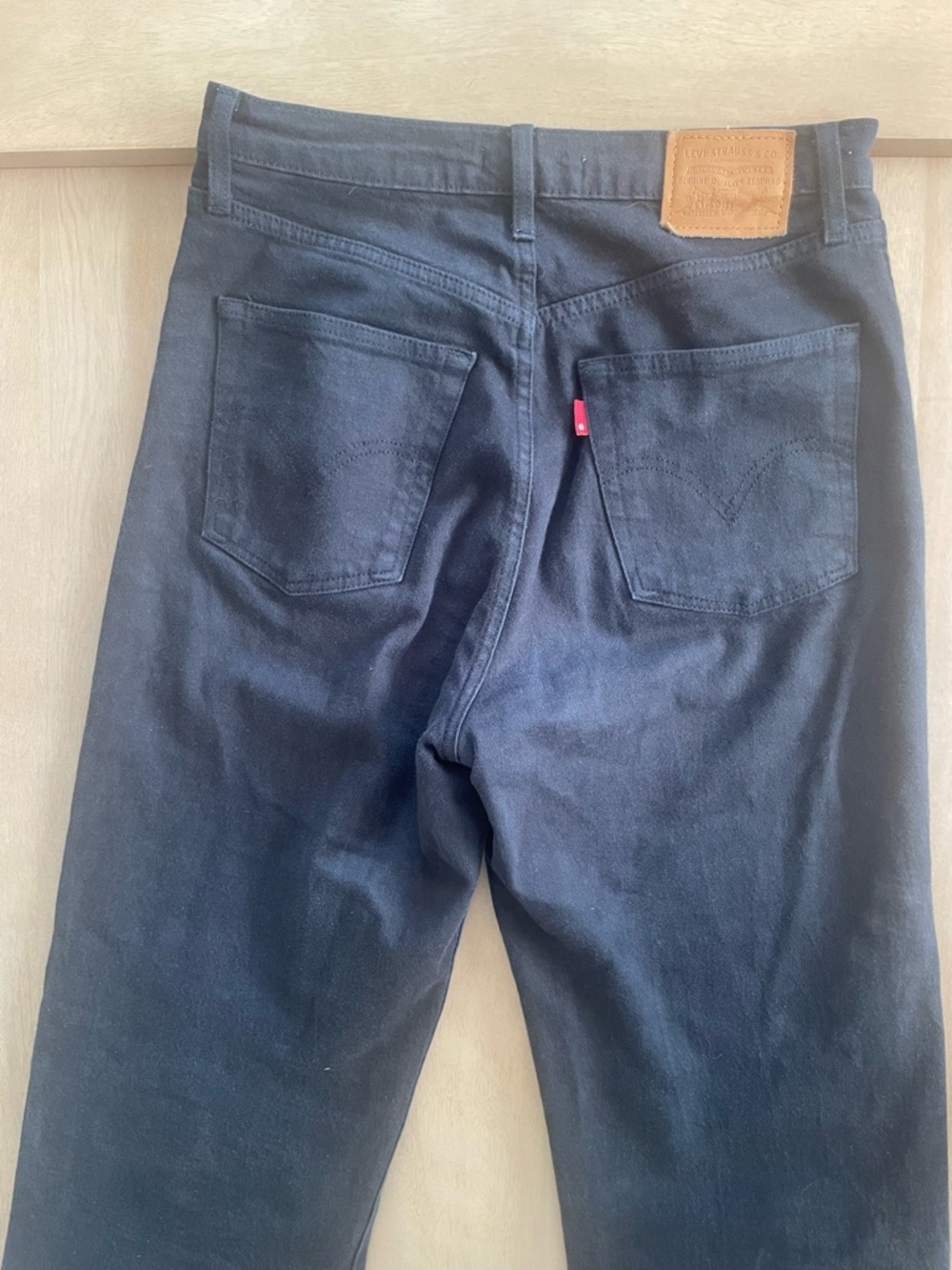 RIBCAGE STRAIGHT ANKLE WOMEN'S JEANS BLACK - Picture 8 of 13